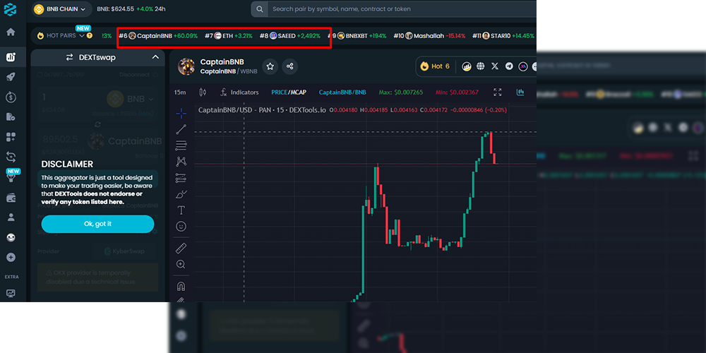dextool hot pairs